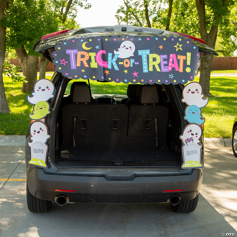 Value Ghost Trunk-or-Treat Decorating Kit - 5 Pc. | Oriental Trading Company