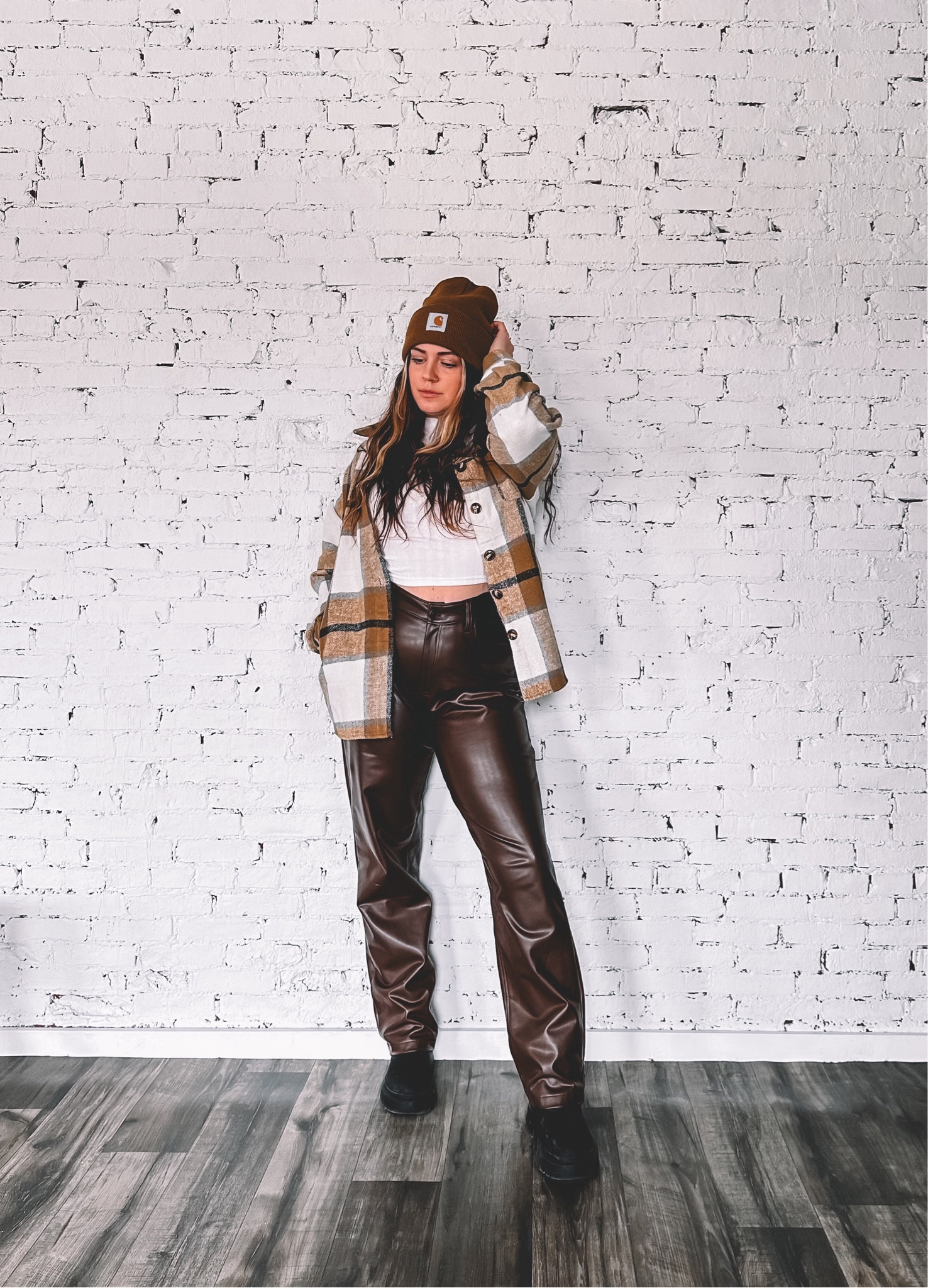 It’s still cold here in Western NY, so cozy warm fits it still is. 

Cold weather outfit, Carhartt, Abercrombie, Amazon fashion, midsize fashion, leather pants, shacket, 

#LTKstyletip #LTKmidsize