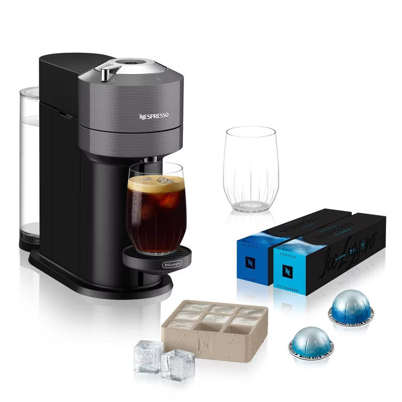 Nespresso Vertuo Next Coffee and Espresso Maker by De'Longhi, with Iced Coffee Bundle –... | Target