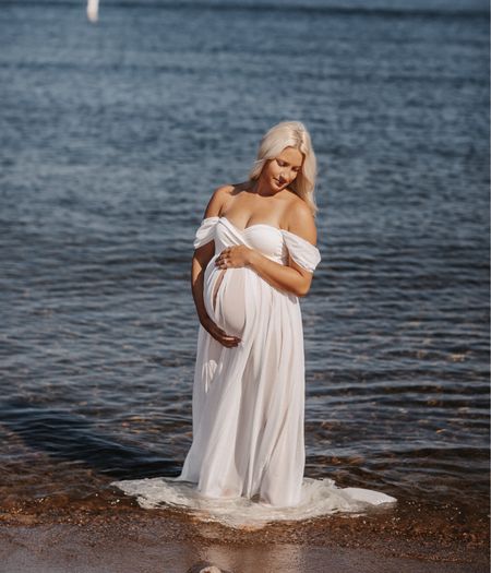 White maternity photo shoot dress linked 💓

#LTKunder50 #LTKbump #LTKSeasonal