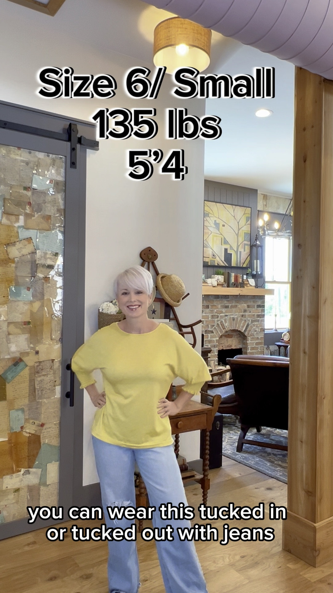This shirt is perfect for fall and for people self conscious about their arms. It has 3/4 length sleeves and comes in 10 colors! The smocking on the sleeves is such a sweet detail and makes this easy to dress up. Right now there is a 25% off coupon 💛🌻🍁 #fall #amazon #casual #comfy #over50 #colorful #fun #sweet  

#LTKOver40