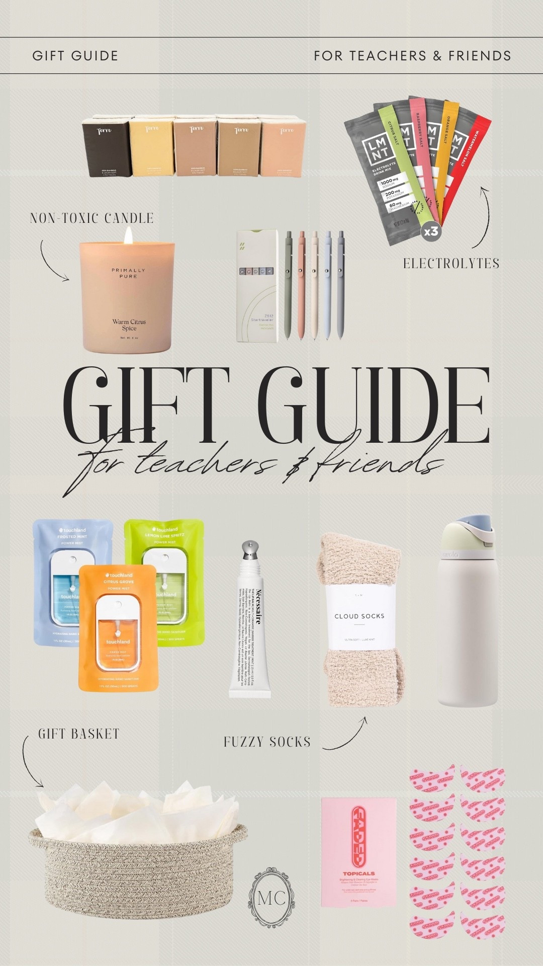 Teacher + friend gift guide — cozy, useful, and budget-friendly finds! #giftguide #teacherGiftIdeas #friendgifts #holidaygiftguide #ltkholiday #ltkgiftguide #giftideas2025 #teachersofinstagram #thoughtfulgifts

#LTKGiftGuide #LTKFindsUnder50 #LTKselfcare