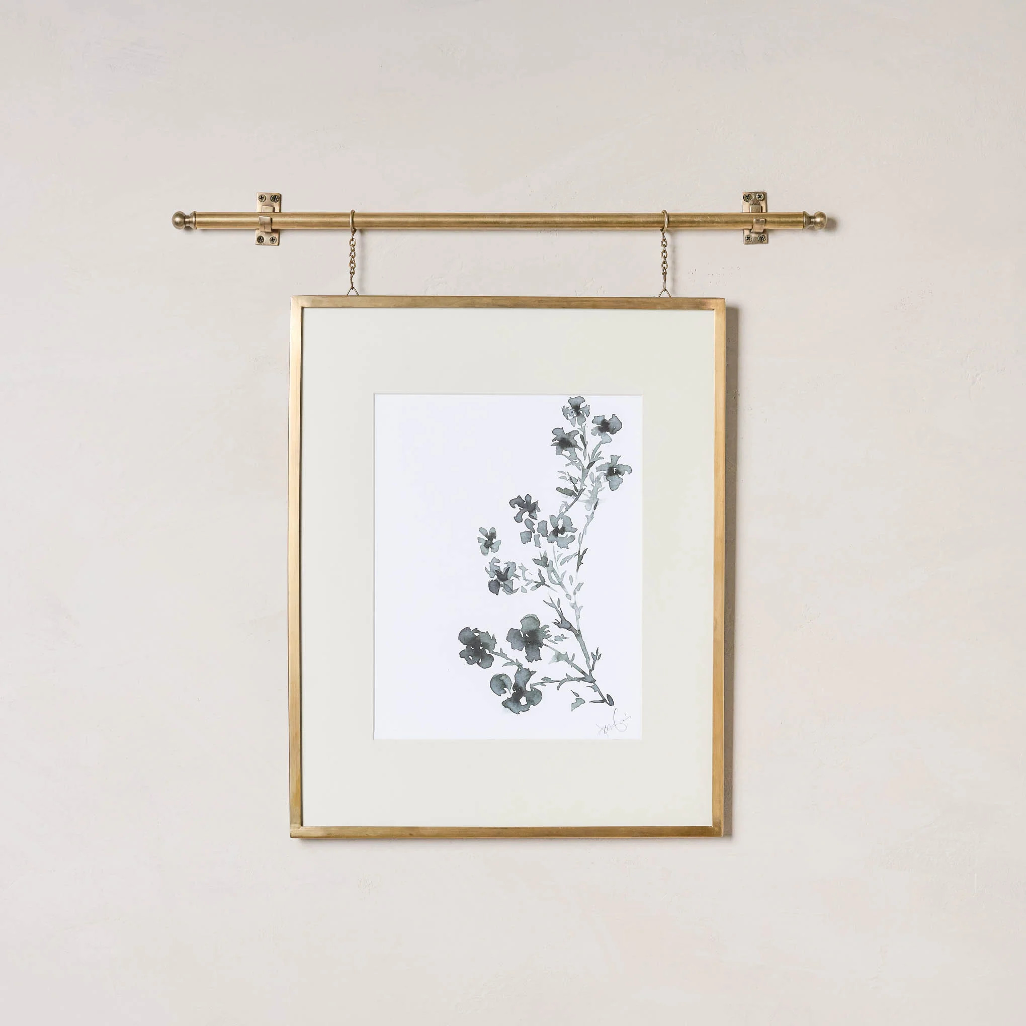 Colleen Brass Rail Picture Frame | Magnolia