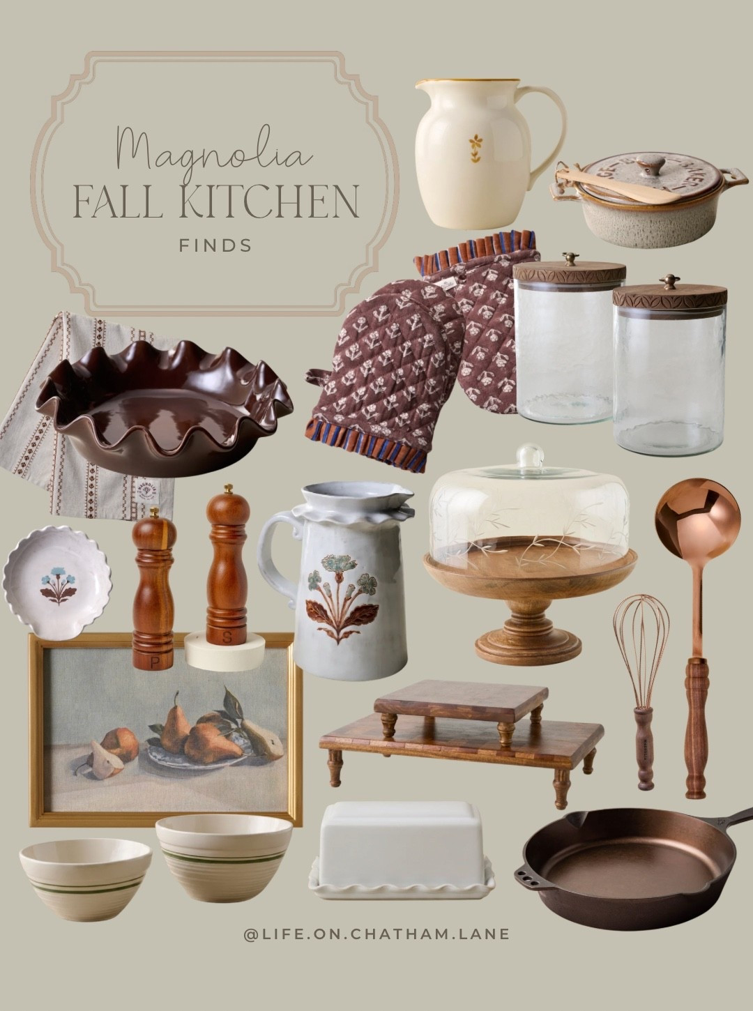 New Magnolia home fall kitchen finds!

#LTKHome #LTKSeasonal