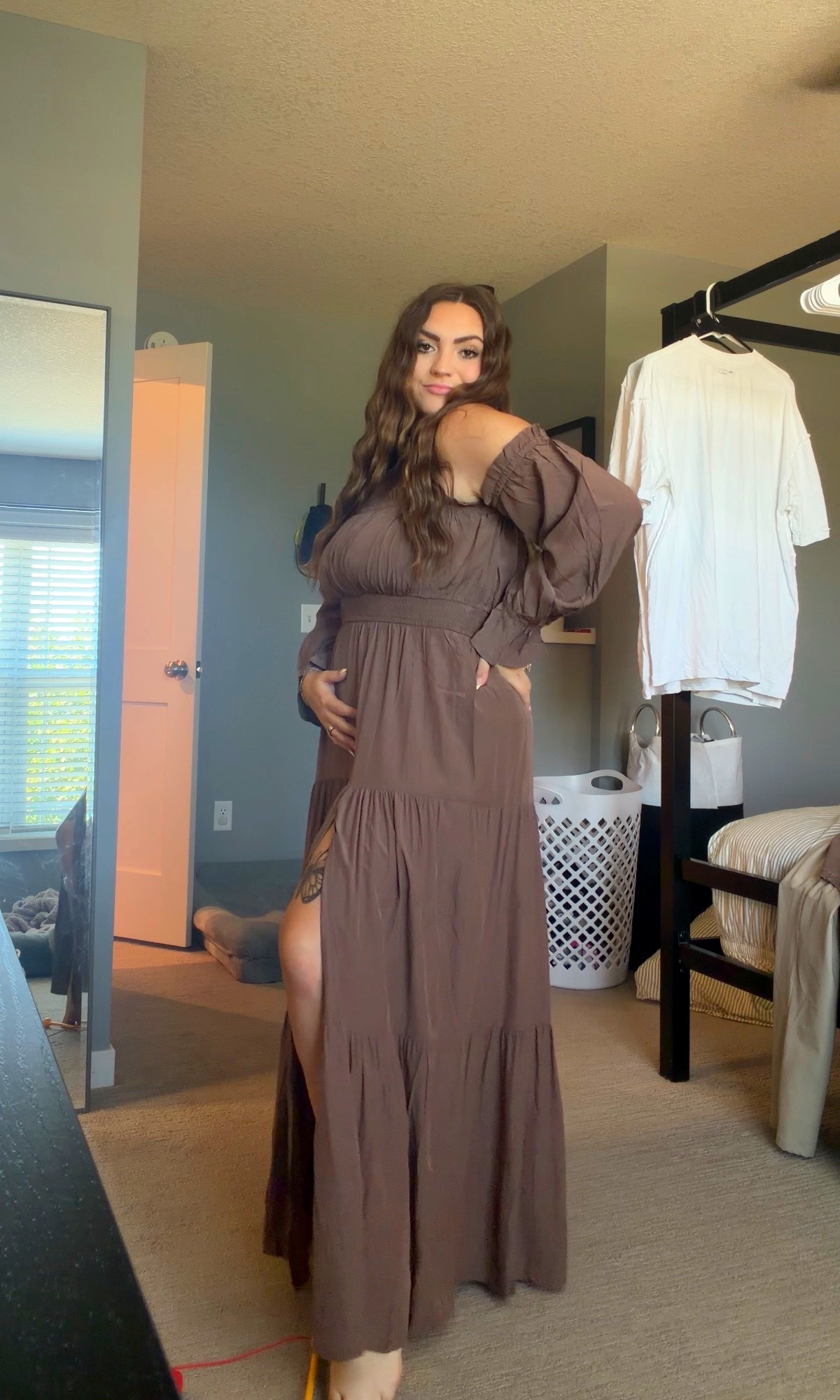 Pregnancy announcement dress 🫶🏼

#LTKmomlife #LTKMidsize #LTKootd