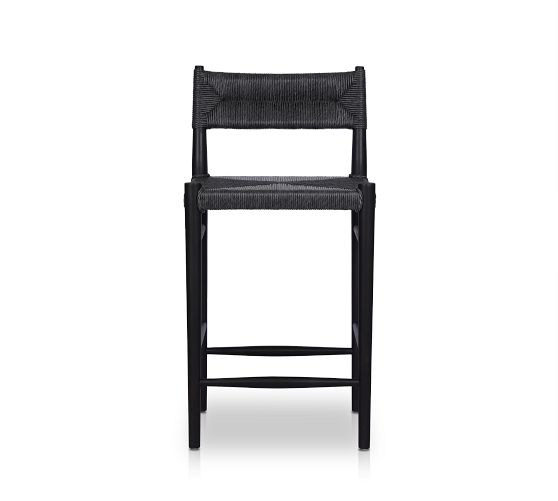 Zara Woven Outdoor Bar & Counter Stools | Pottery Barn (US)