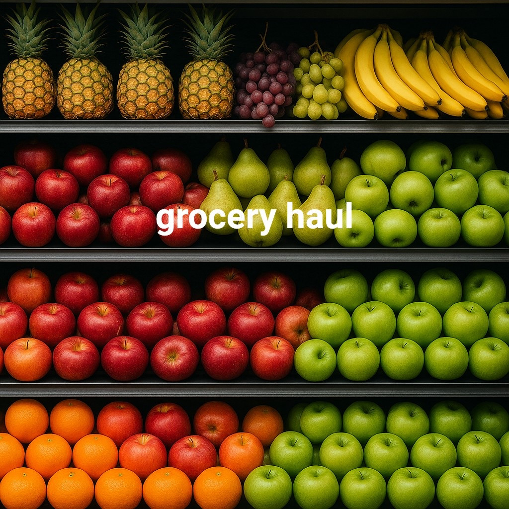 this weeks grocery haul 