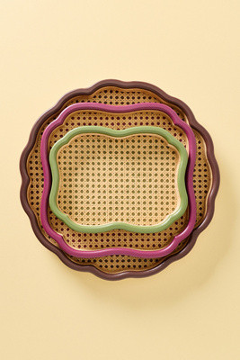 Cane Rattan Trays | Anthropologie (US)
