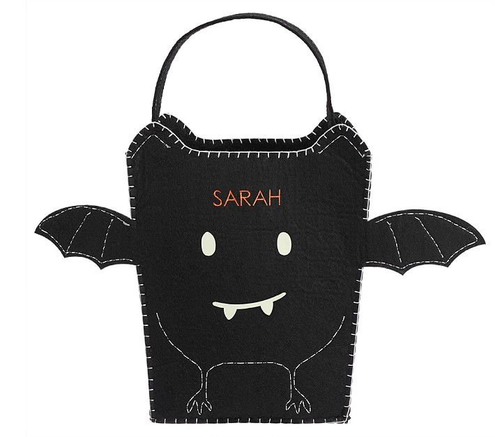 Glow-in-the-Dark Bat Felt Treat Bag | Pottery Barn Kids