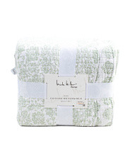 Scallop Border Damask Quilt Set | Bed & Bath | Marshalls | Marshalls