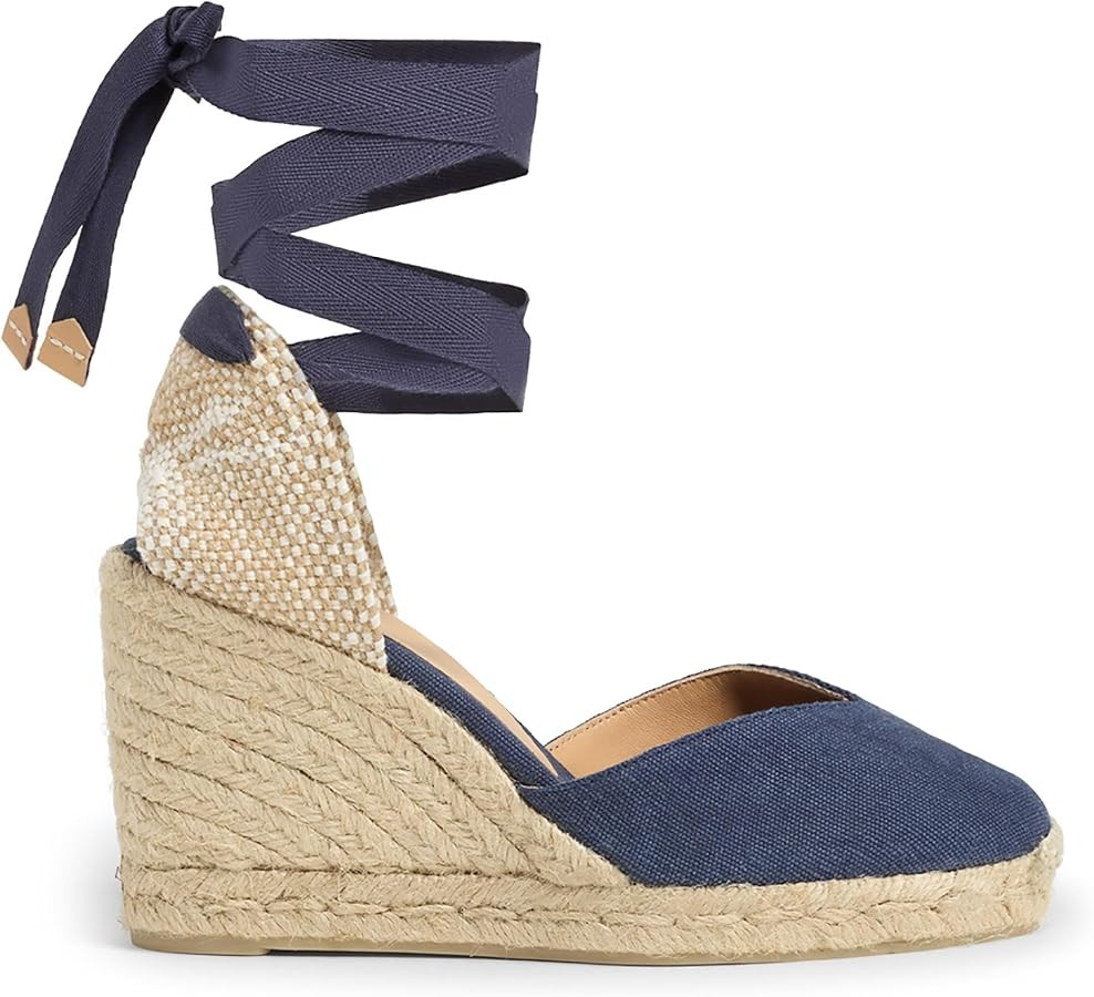 Castañer Women's Chiara 80 Mm Wedge Espadrille Sandal | Amazon (US)