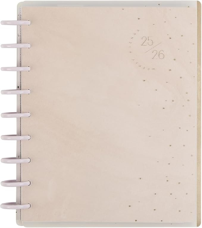 Happy Planner Disc-Bound 12-Month July 2025–June 2026 Planner with 3 Extra Months, Classic Size... | Amazon (US)
