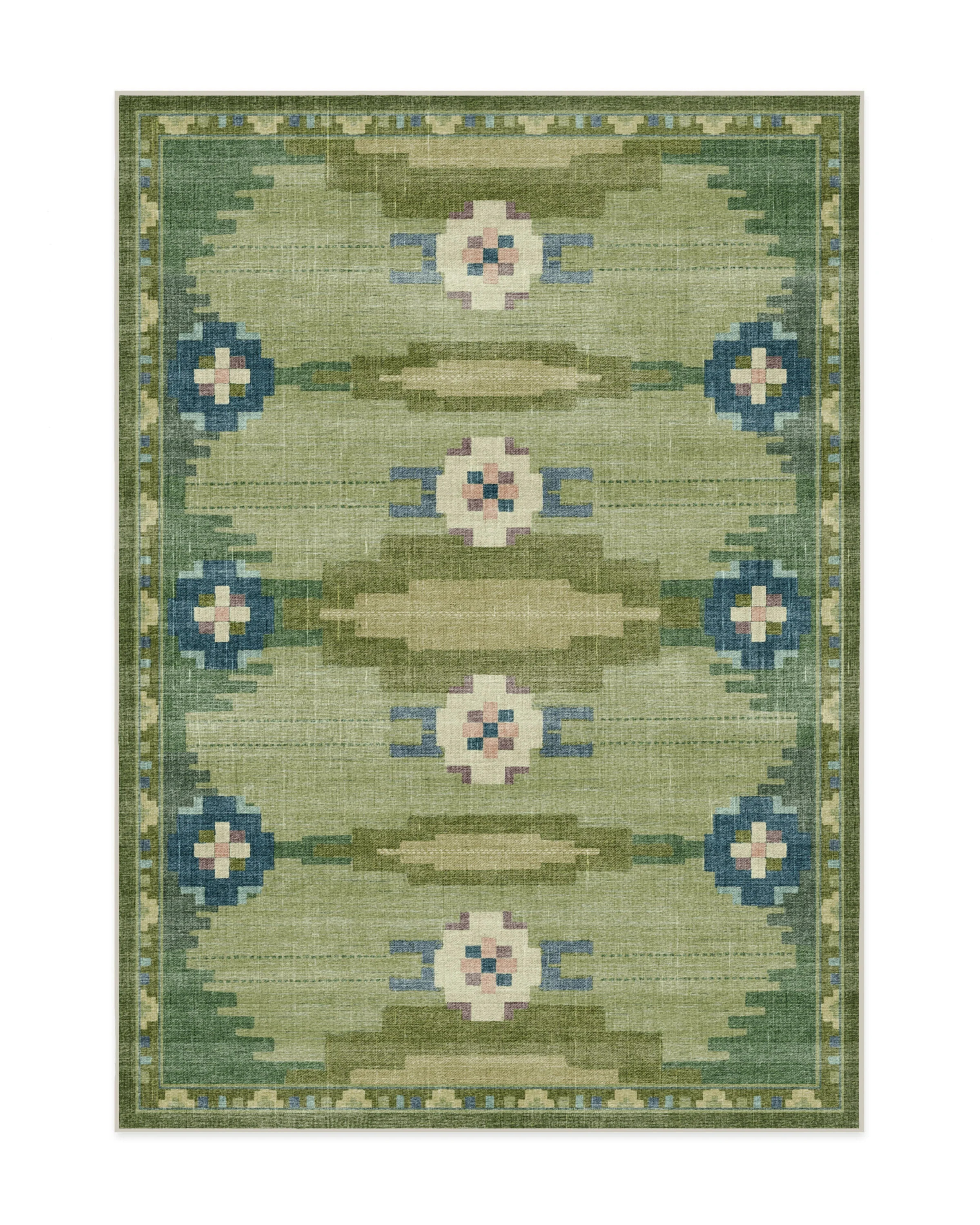 Annika Green Rug | Ruggable US | Ruggable