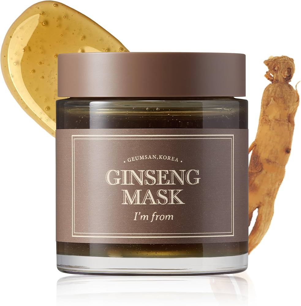 I'm from] Ginseng Mask, detox, elasticity, prevent fine lines, 3.97% ginseng extract, 120g, 4.23o... | Amazon (US)