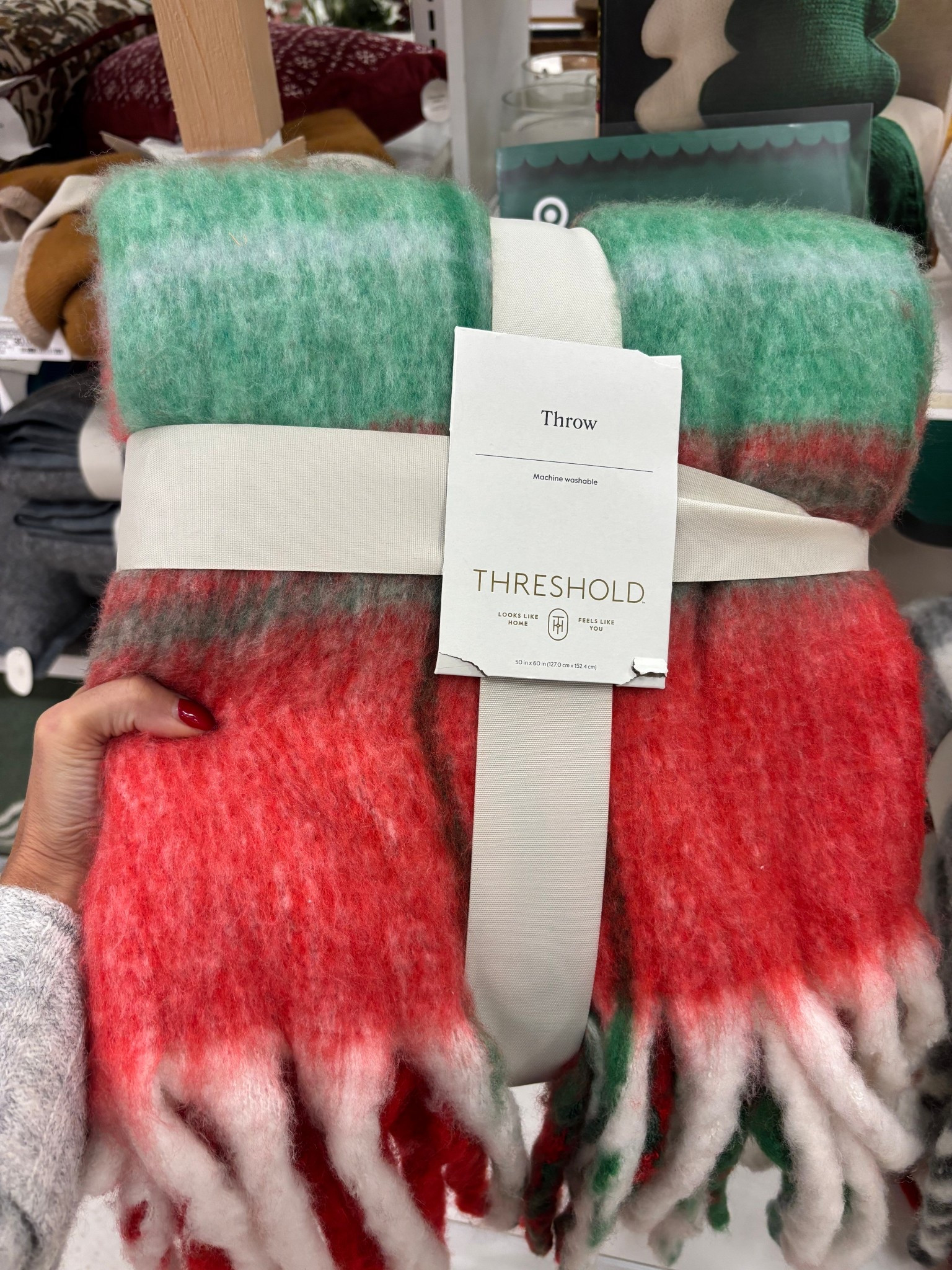 Woven throw blanket 
Holiday blanket 


#LTKFindsUnder50 #LTKGiftGuide #LTKHoliday