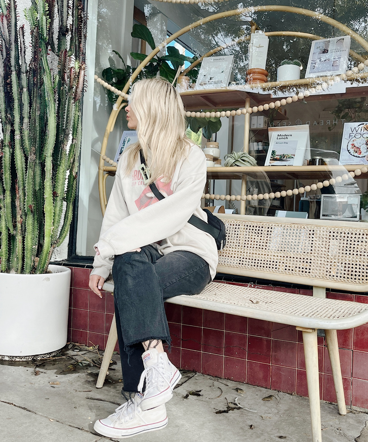 Rollingstones distressed Sweatshirt is from Cheloboutique.com use code lo20 for 20% off 🤍

Oversized tee, sweatshirts, distressed sweaters, rollingstones, target jeans, converse, lululemon, belt bag 

#LTKSeasonal #LTKFind #LTKtravel