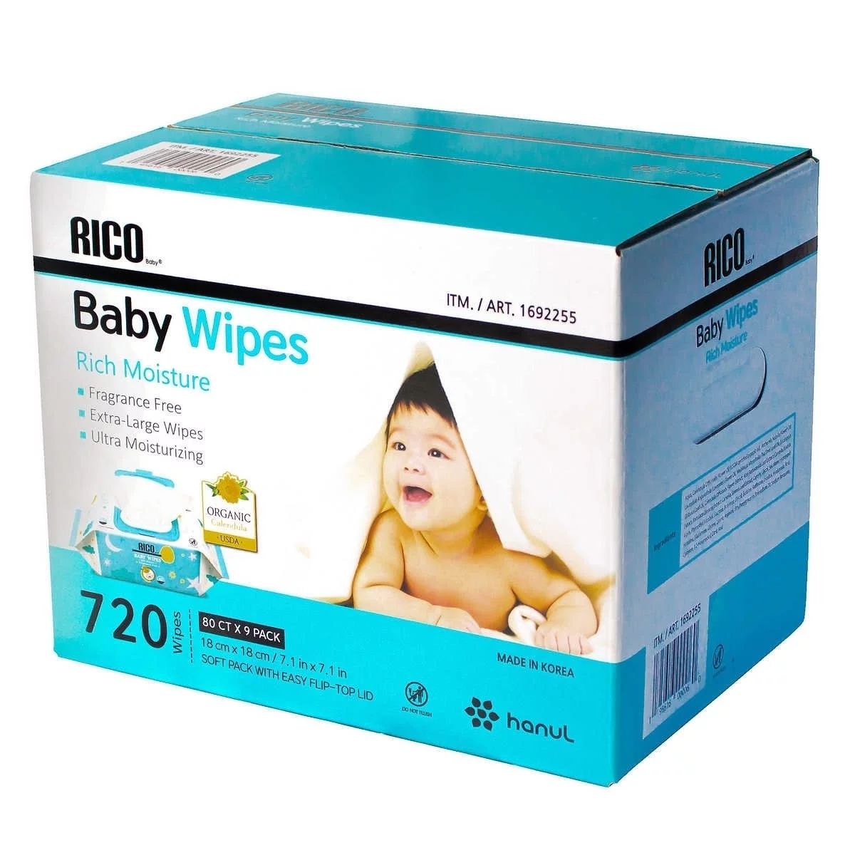 RICO Baby Wipes 720 Count - Walmart.com | Walmart (US)