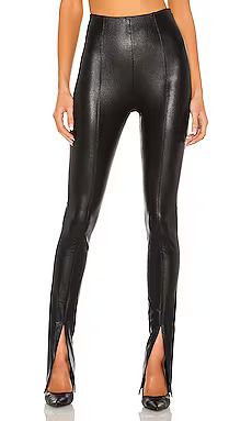 Amanda Uprichard X REVOLVE Malta Faux Leather Pants in Black from Revolve.com | Revolve Clothing (Global)