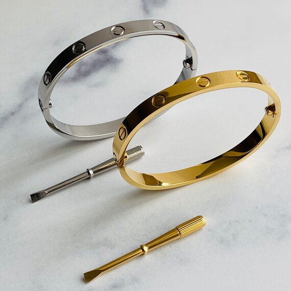 Love Bracelet Love Luxury Bangle Quality Love Bracelet Love | Etsy | Etsy (US)