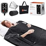 LifePro Far Infrared Sauna Blanket - Portable Infrared Sauna for Home Relaxation - Sauna Blanket - Infrared Blanket Sauna with 77–176 °F Temp Range & Arm Holes for Comfort | Amazon (US)