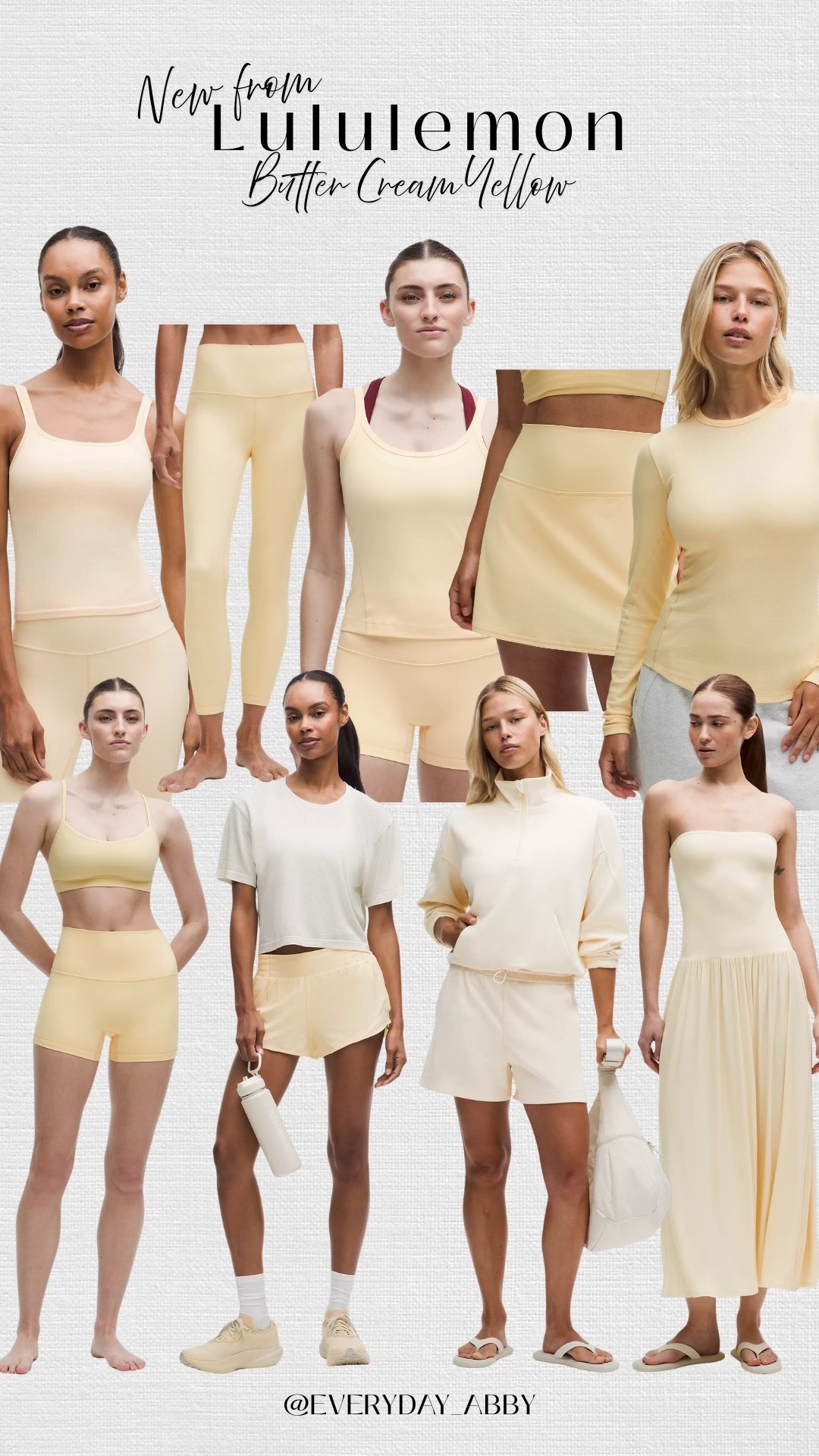 Loveeee the new butter cream yellow @lululemon for spring/summer! Linking my fave pieces 🤩✨

#LTKgrwm #LTKootd