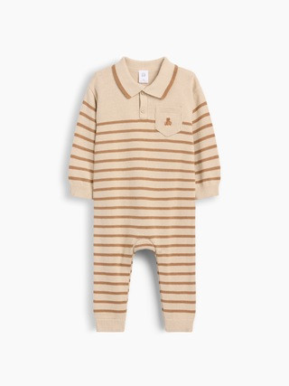 Baby Stripe Polo Sweater One-Piece | Gap (US)