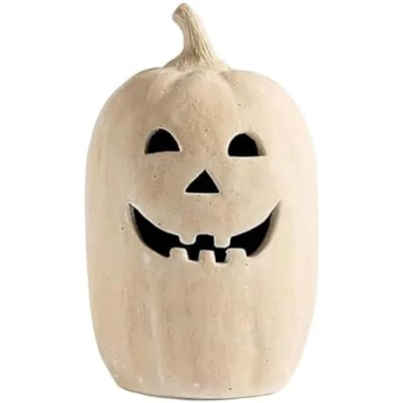 Handmade Terracotta Pumpkin Decor - Outdoor Terracotta Pumpkins Decor Halloween Jack-O'-Lantern, ... | Wayfair North America
