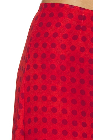 Landry Midi Skirt in Red Dot | Revolve Clothing (Global)