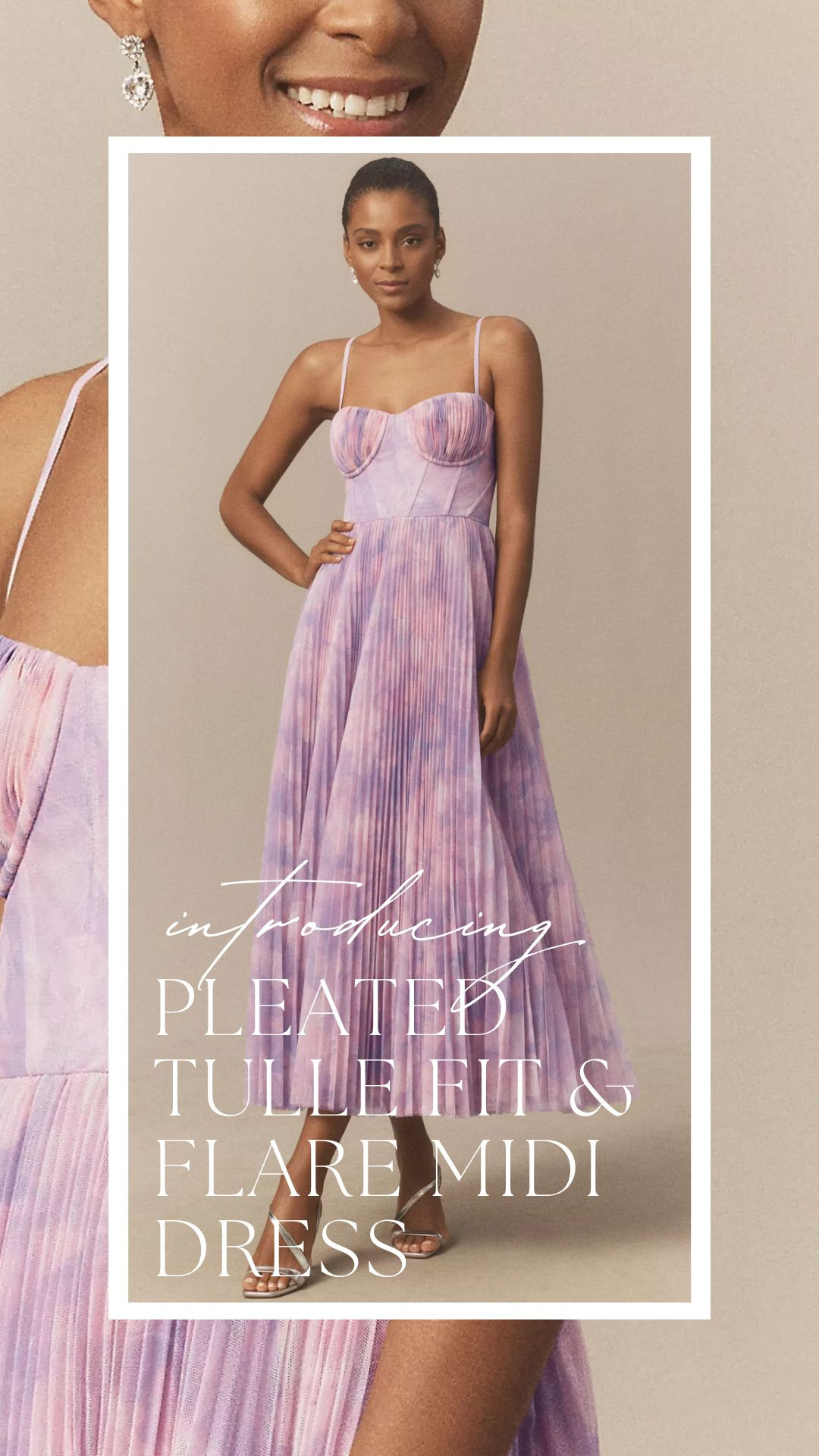 Traveling soon? This pleated tulle lilac midi dress is the perfect vacation outfit. Flowy, pastel, and so pretty for sunset dinners, resort nights, or spring getaways. 🌸 

 #LTKCyberWeek #LTKSaleAlert #LTKTravel