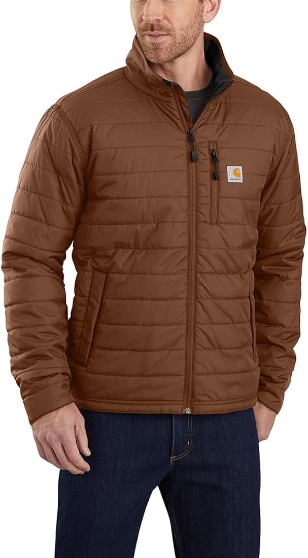 Carhartt Men's Rain Defender Relaxed Fit Lightweight Insulated Jacket | Amazon (US)