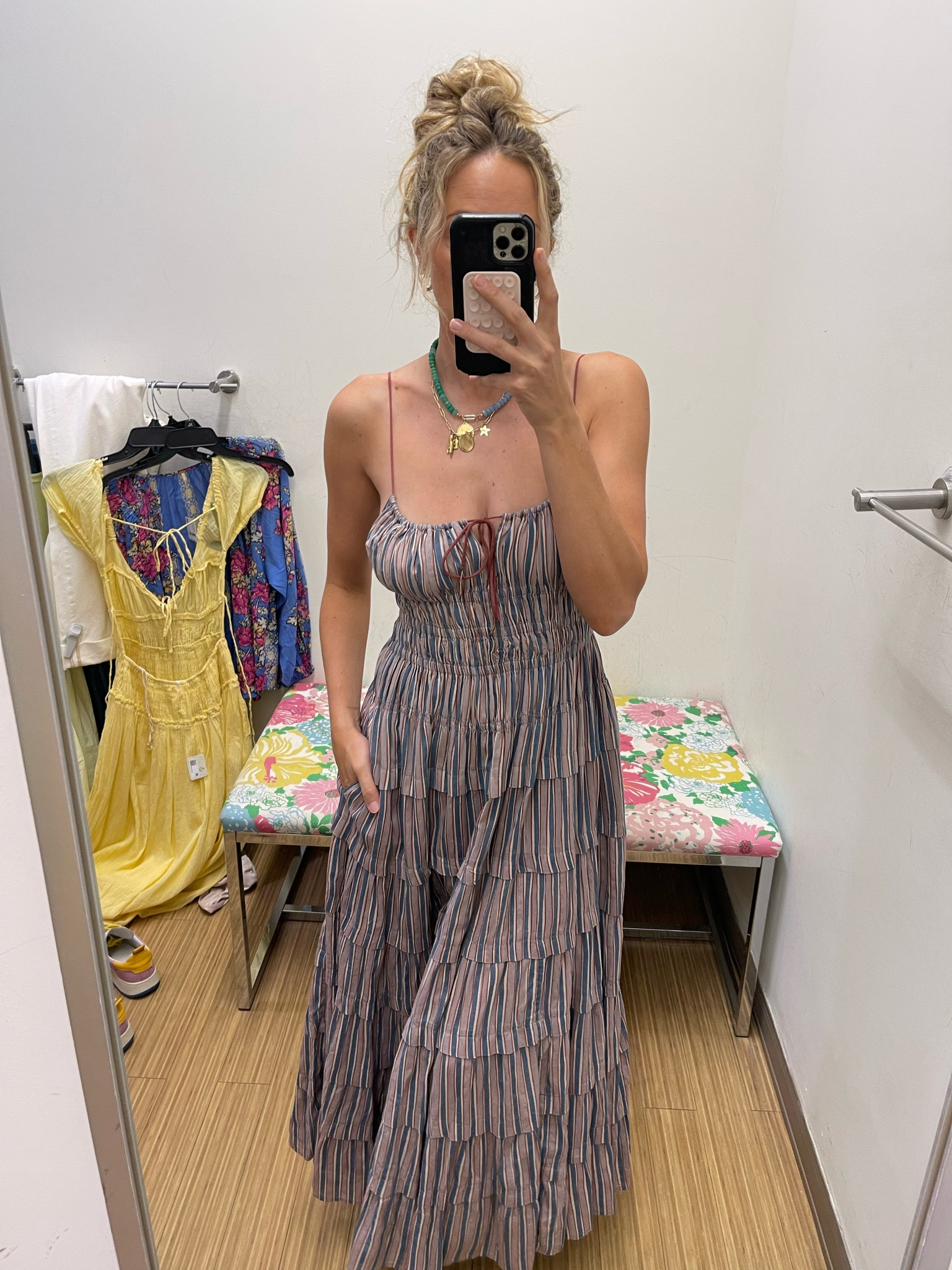 knee length dresses for ladies Going Steady Midi Dress // Free People *XS-XL* | Women's Clothing main image 1