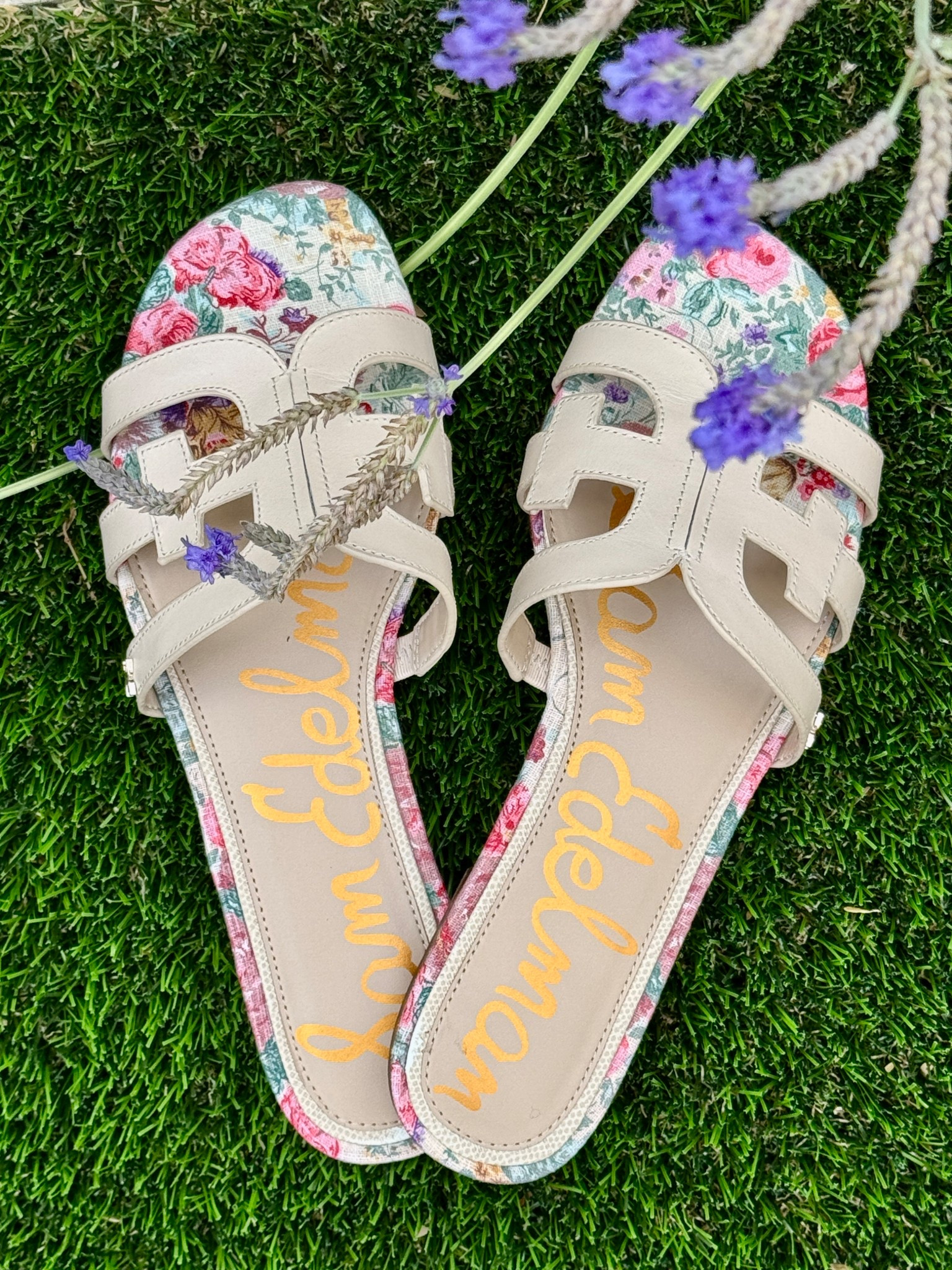Cute Spring Sandals with sweet floral details.

Sam Edelman is one of my all-time favorite brands. I’ve purchased many shoes from this brand over the years, and they’ve all been comfortable, stylish, and fairly reasonable in price. And true to size! These are $89.

Comes in various colors. But sizes are selling out quickly. 

Sandals, spring sandals, stylish flat sandals, slip on sandals, neutral sandals 

#LTKFindsUnder100 #LTKStyleTip #LTKOver40