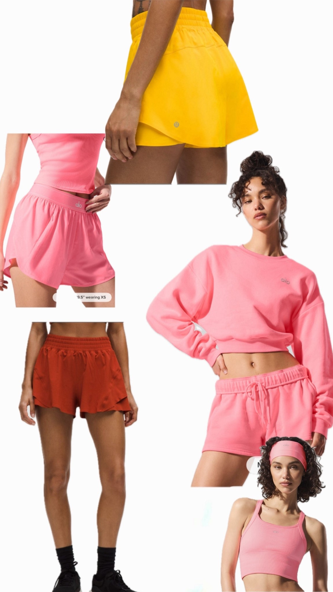 My favorite running shorts from Alo and Lululemon came out with new colors!!!!