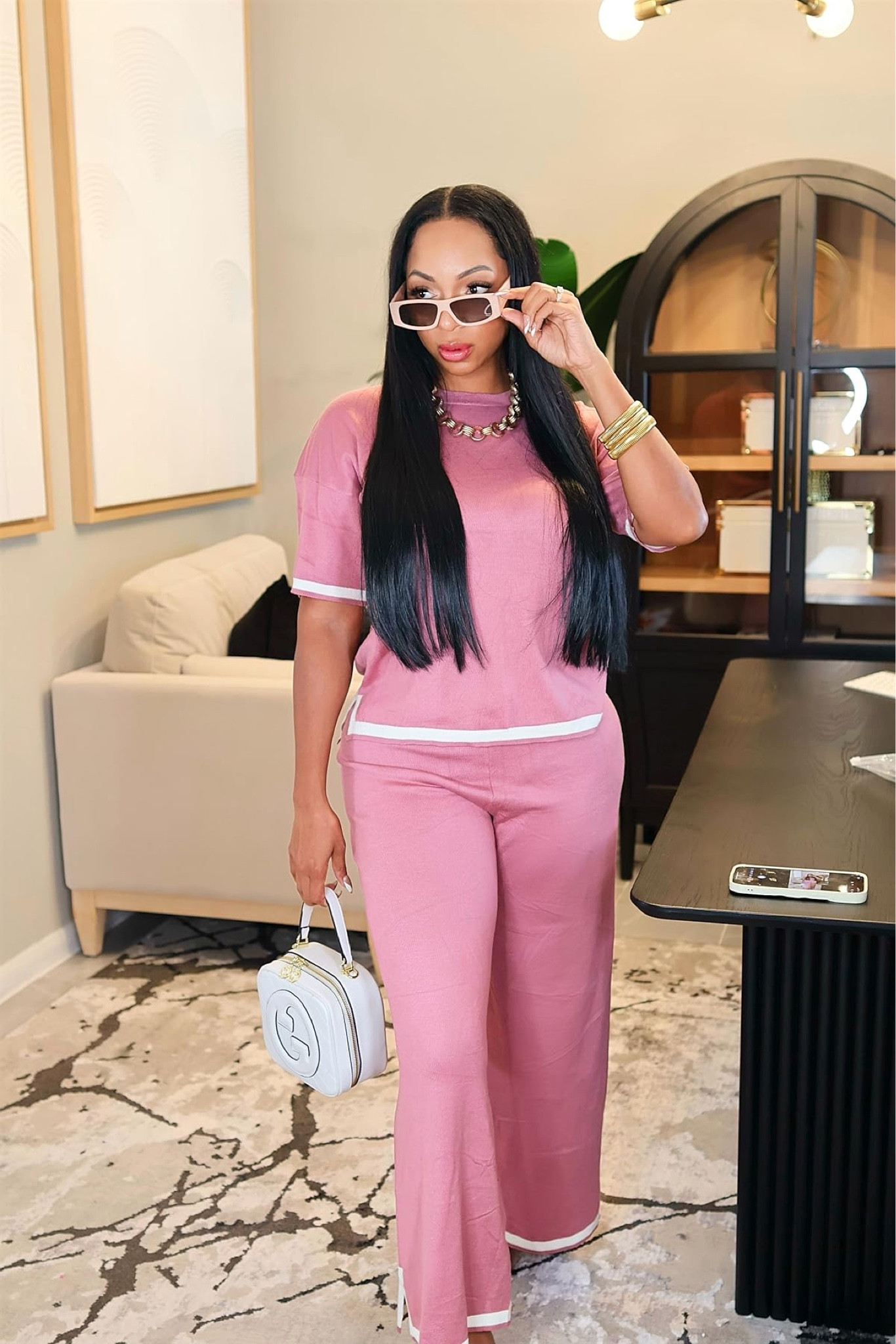 Amazon finds - amazon fashion - outfit inspo - chic style - matching set - pink set - amazon sunglasses 

#LTKStyleTip