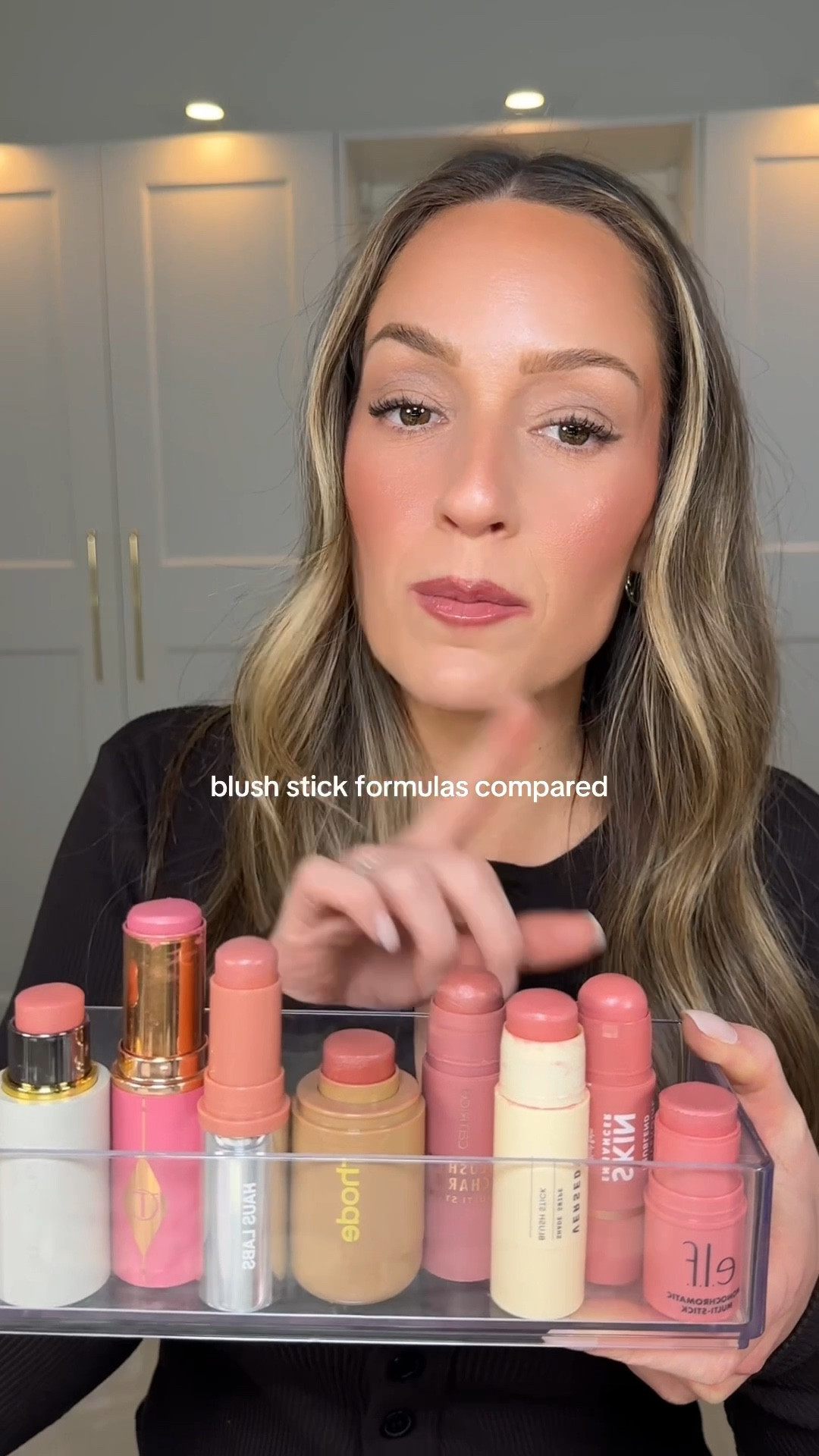 Blush stick formulas compared💞 

Elf, covergirl, versed, Catrice, rhode, Haus labs, Charlotte tilbury, westman atelier 

#LTKBeauty