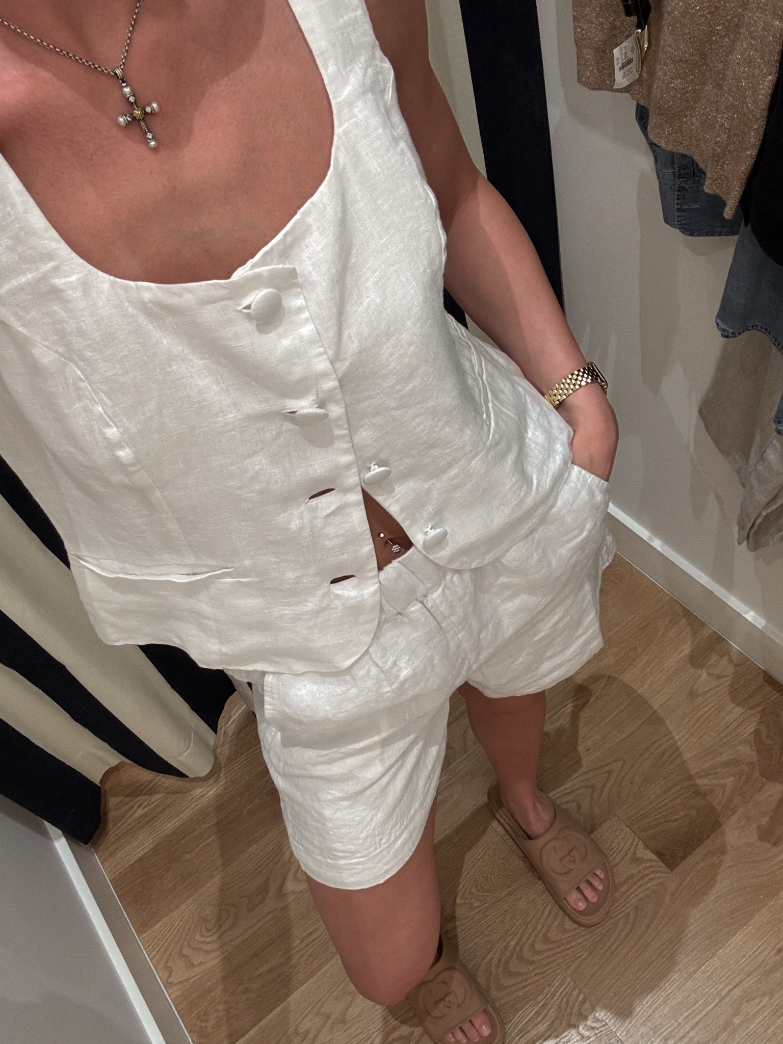 All white for spring! 🤍 all on sale! #morganiverson #springootd #allwhiteootd #linen

#LTKstyletip #LTKsalealert