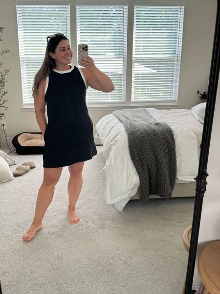 The cutest active dress. Dress down to travel, wear as a swim suit cover up, or bee bop around town. Easily dress up for a date night. 

#LTKActive #LTKFindsUnder50 #LTKSeasonal