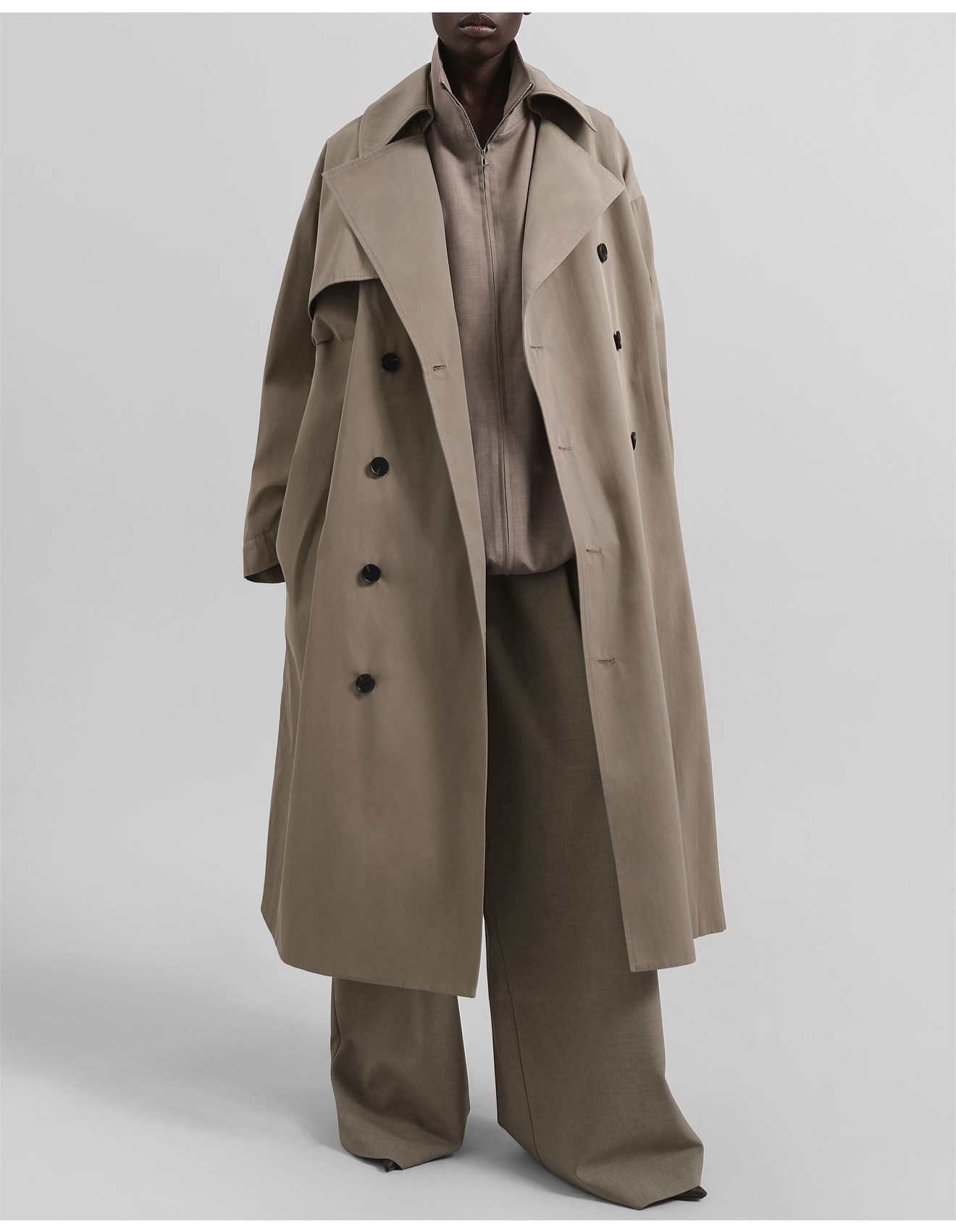 MAVIS OVERSIZED TRENCH | David Jones (Australia & New Zealand)