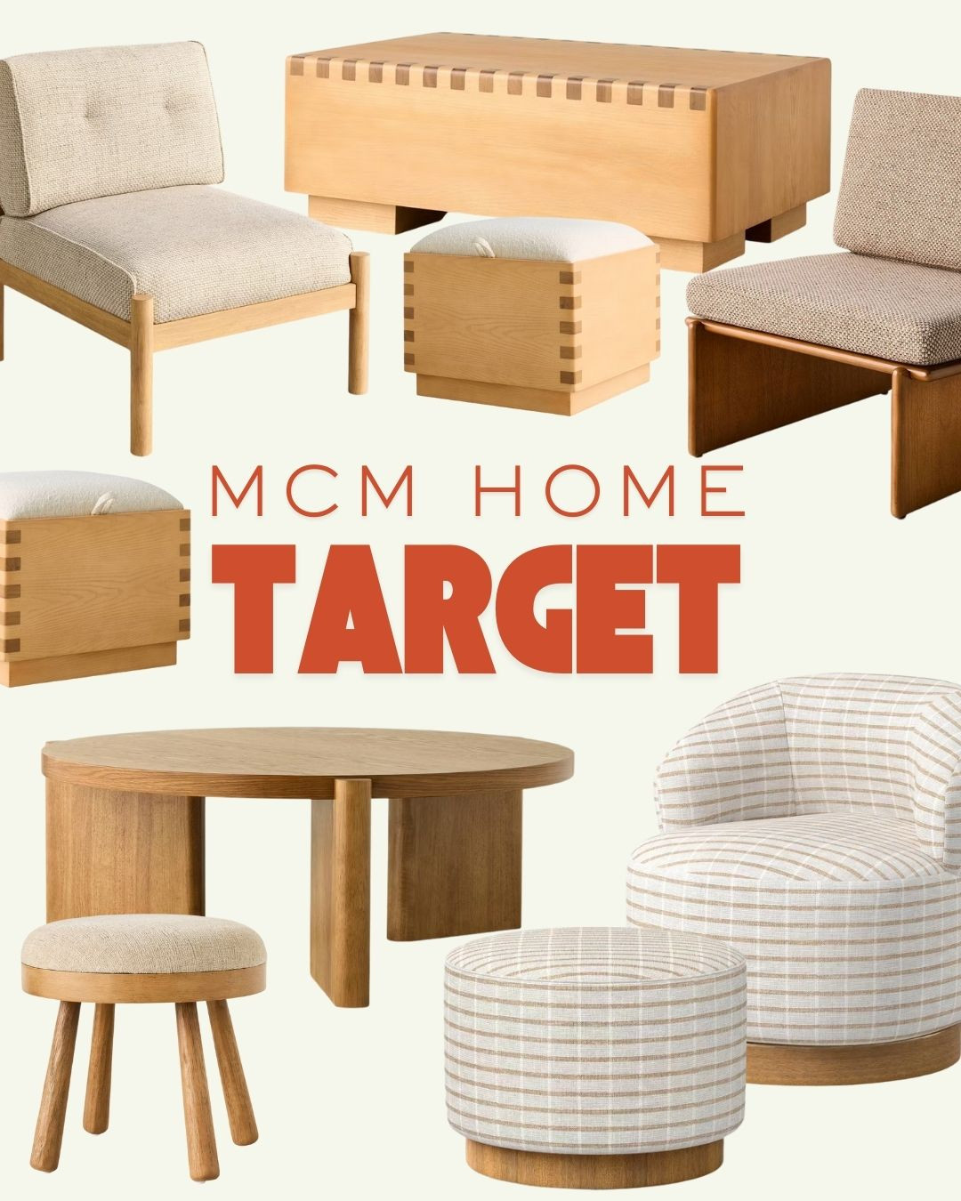 New MCM furniture at Target 

 #LTKHome #LTKSaleAlert #LTKFindsUnder100