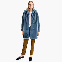 Faux-fur coat | J. Crew US