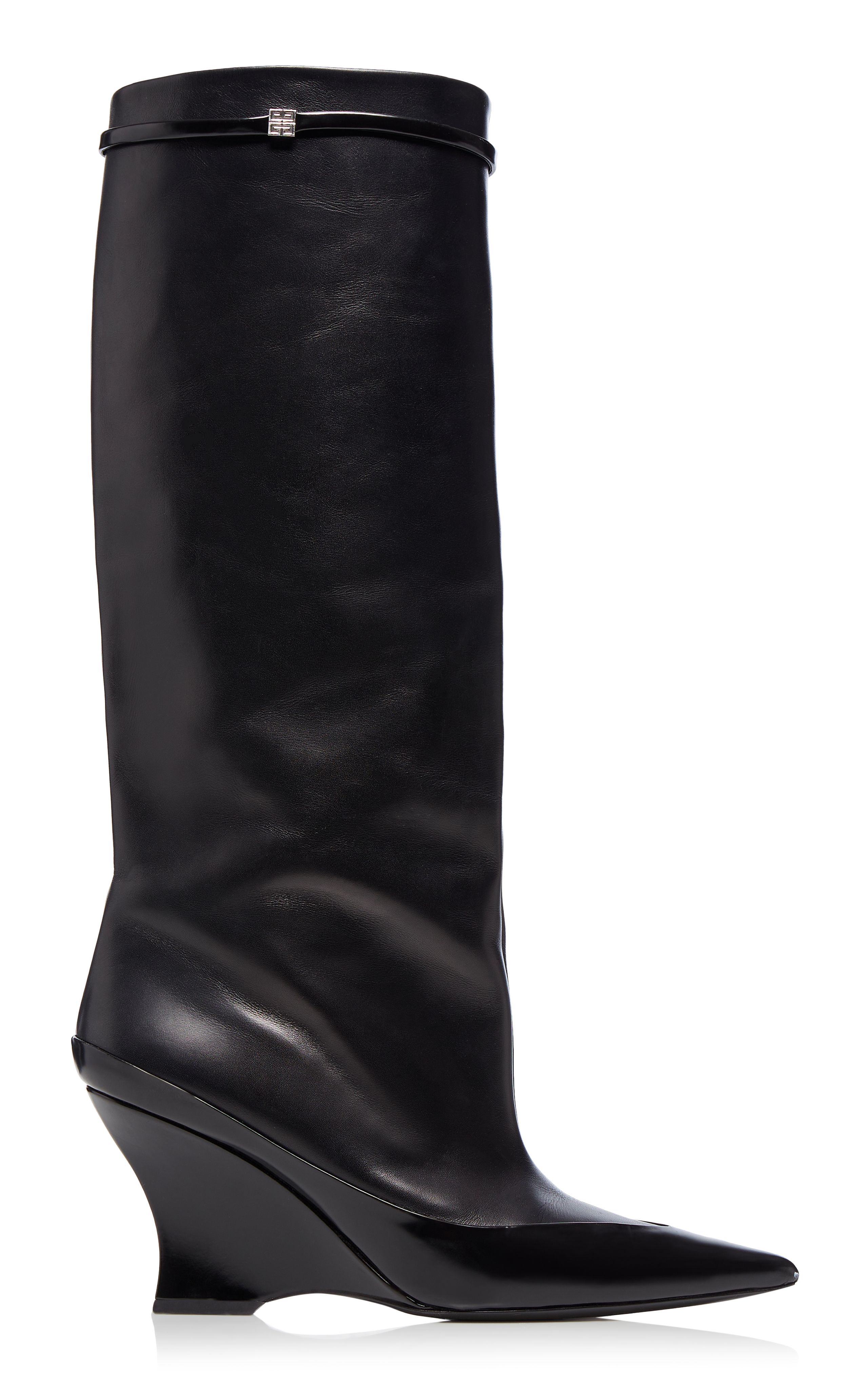 Raven Leather Knee Boots | Moda Operandi (Global)