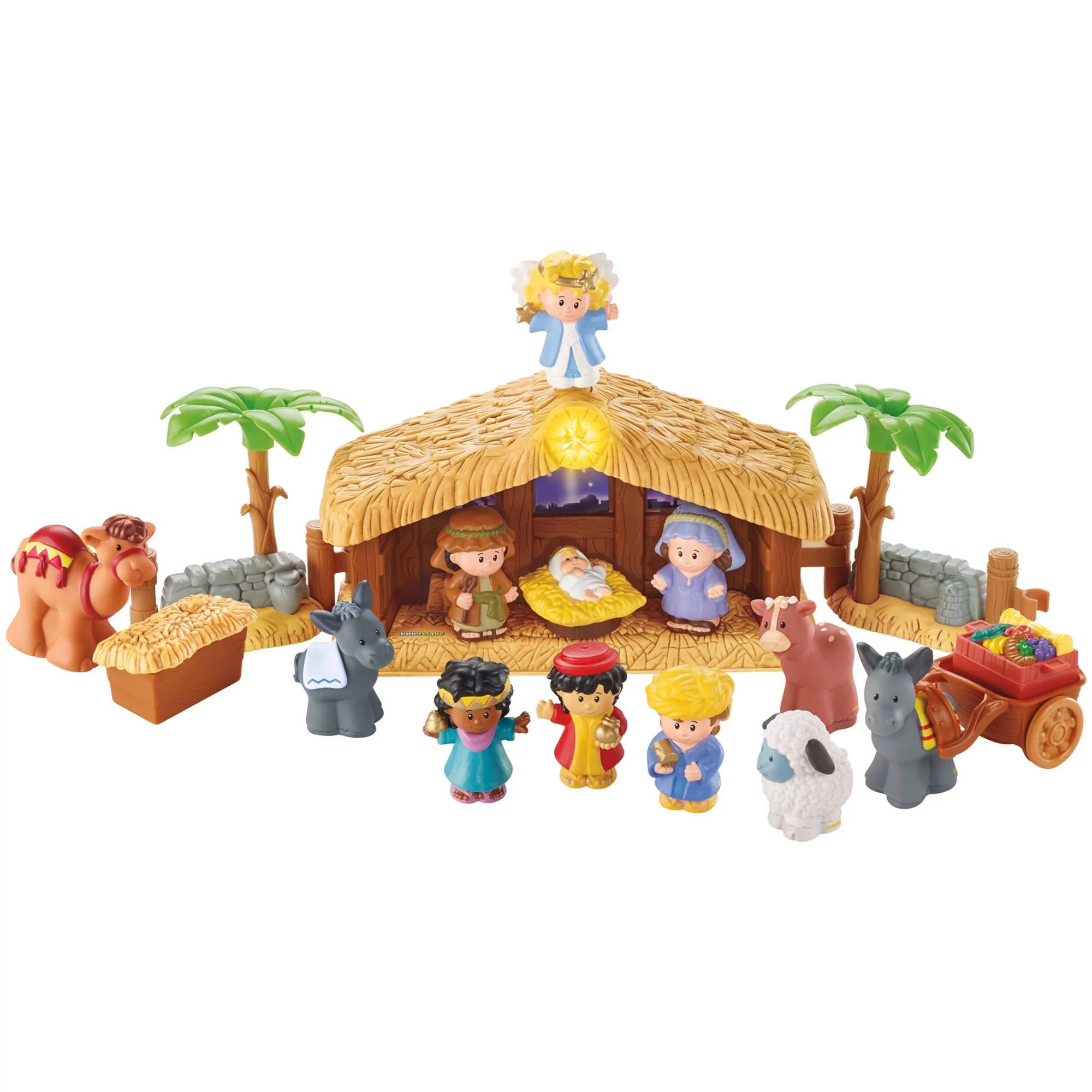 Fisher-Price Little People Christmas Nativity 12-Figure Set | Walmart (US)