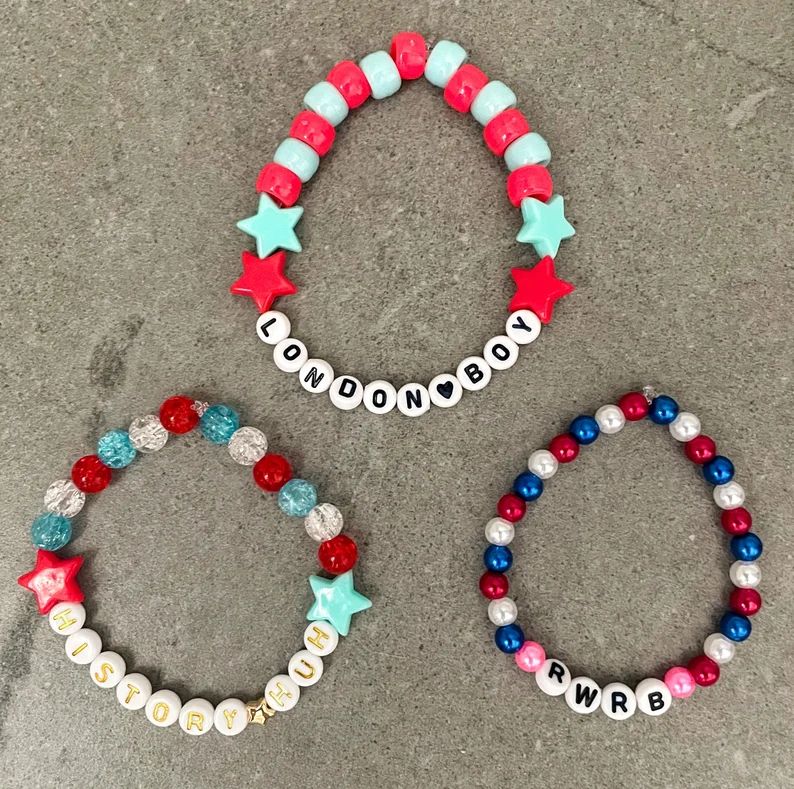 Rwrb/red White and Royal Blue Friendship Bracelets Custom - Etsy | Etsy (US)