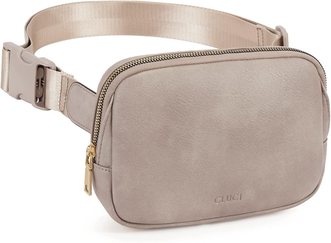 CLUCI Belt Bag for Women, Fanny Pack Crossbody Bags for Women Trendy, PU Leather Waist Bag with A... | Amazon (US)