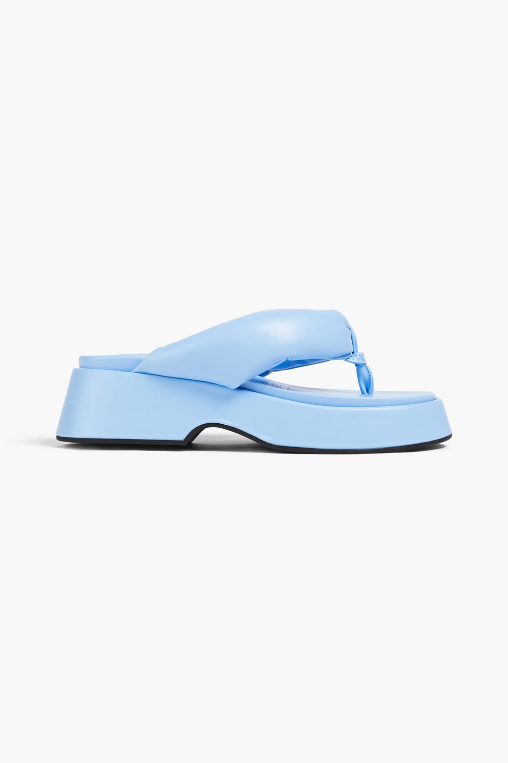 Padded faux leather platform sandals | The Outnet (US and CA)