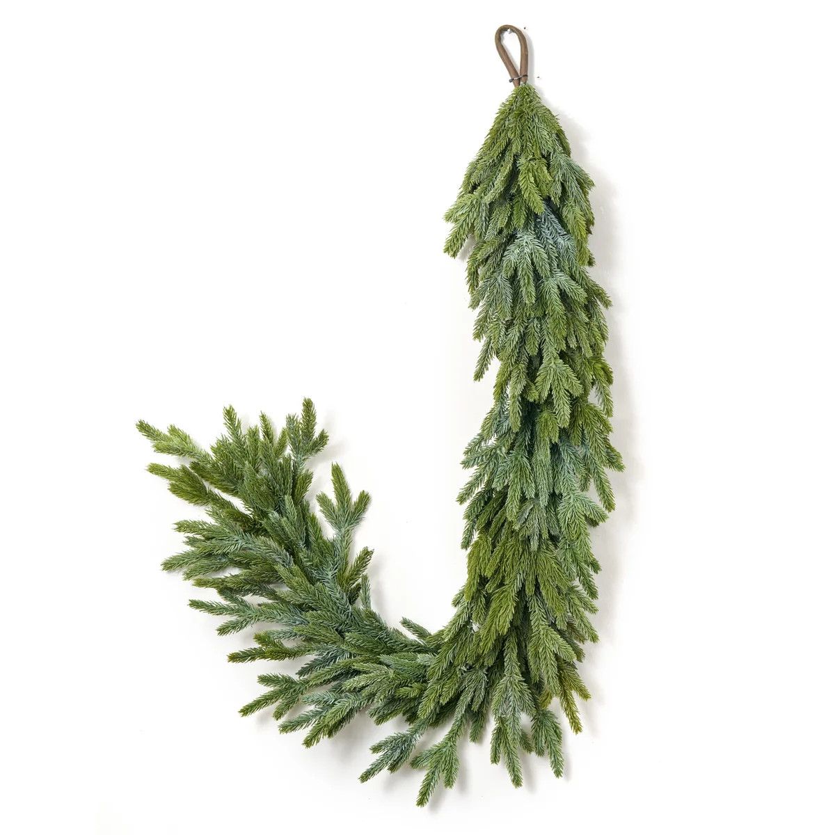 Lifelike Wintergreen Fraser Fir Christmas Holiday Faux Greenery Mantle Doorway Garland | Darby Creek Trading