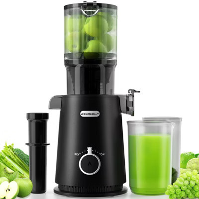 ECOSELF Cold Press Juicer with 4.35" Large Feed Chute Fit Whole Fruits and Vegetables | Target