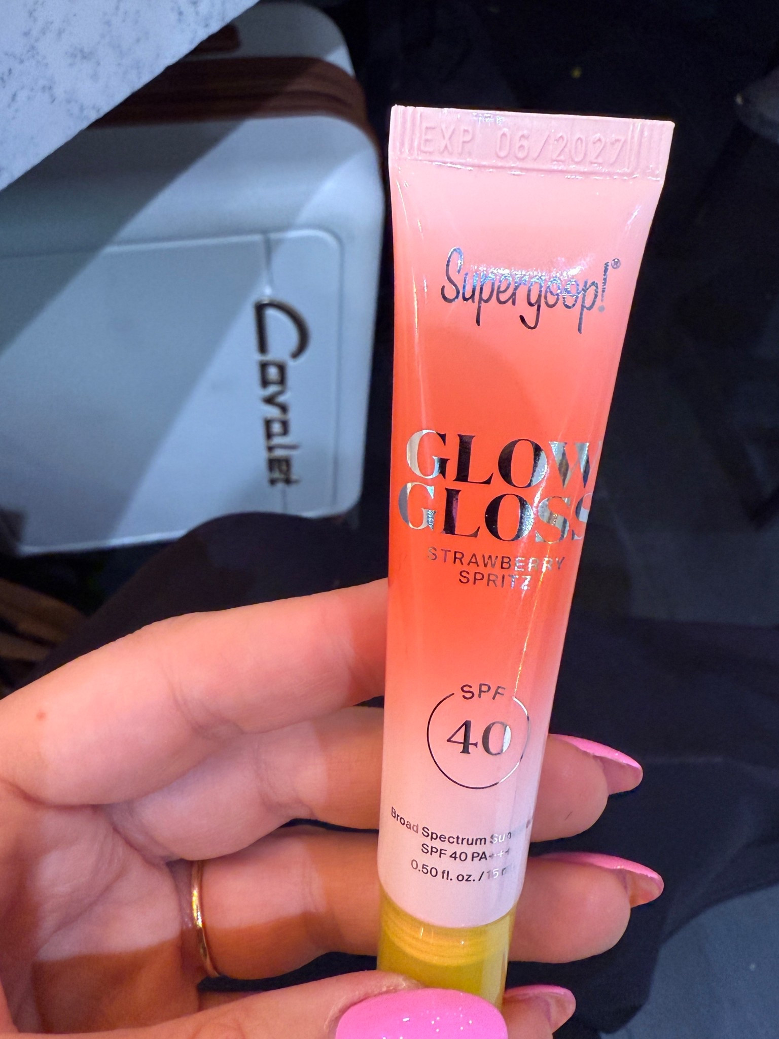 SPF 40 lip gloss by super goop 

#LTKbeauty #LTKtravel #LTKsummer