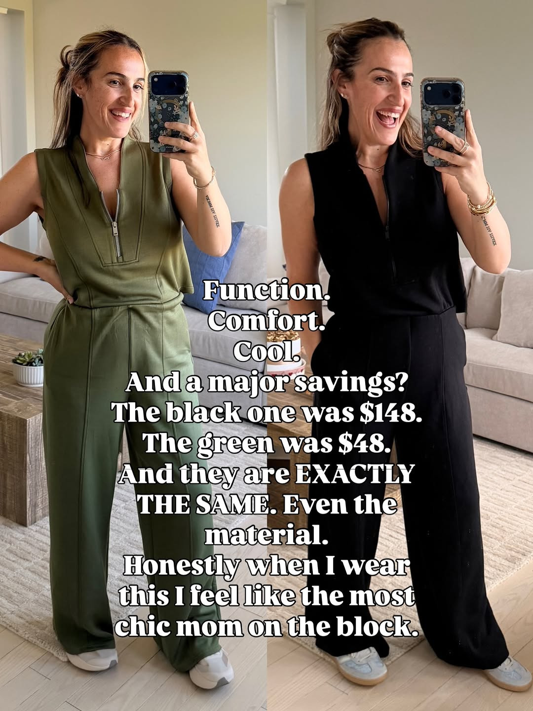 My favorite look for less.  Wearing a medium. This is great for a travel outfit.  

 #LTKootd #LTKOver40 #LTKMidsize