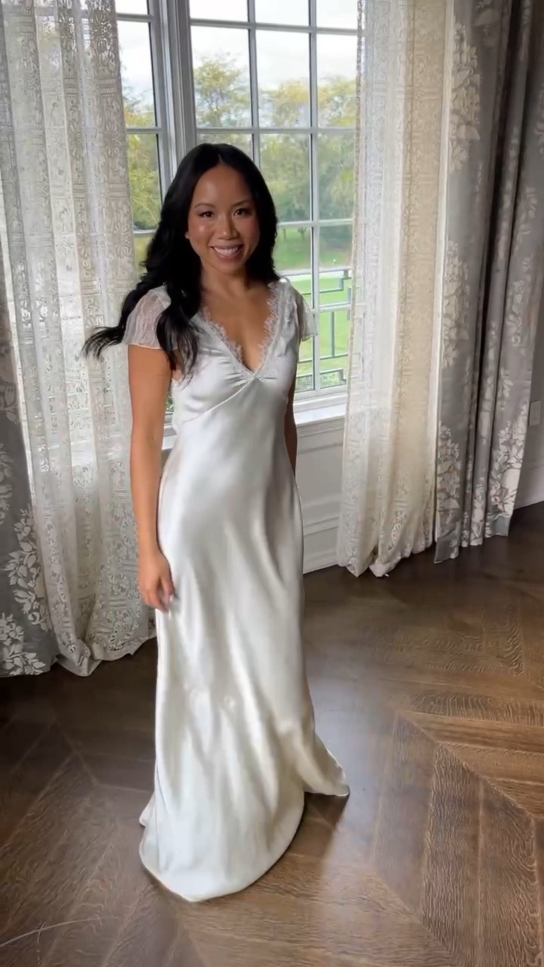 Never let your bridal pieces sit in your closet! I rewore my bridal slip dress the day after my wedding for a brunch with my husband 

#LTKwedding #LTKstyletip